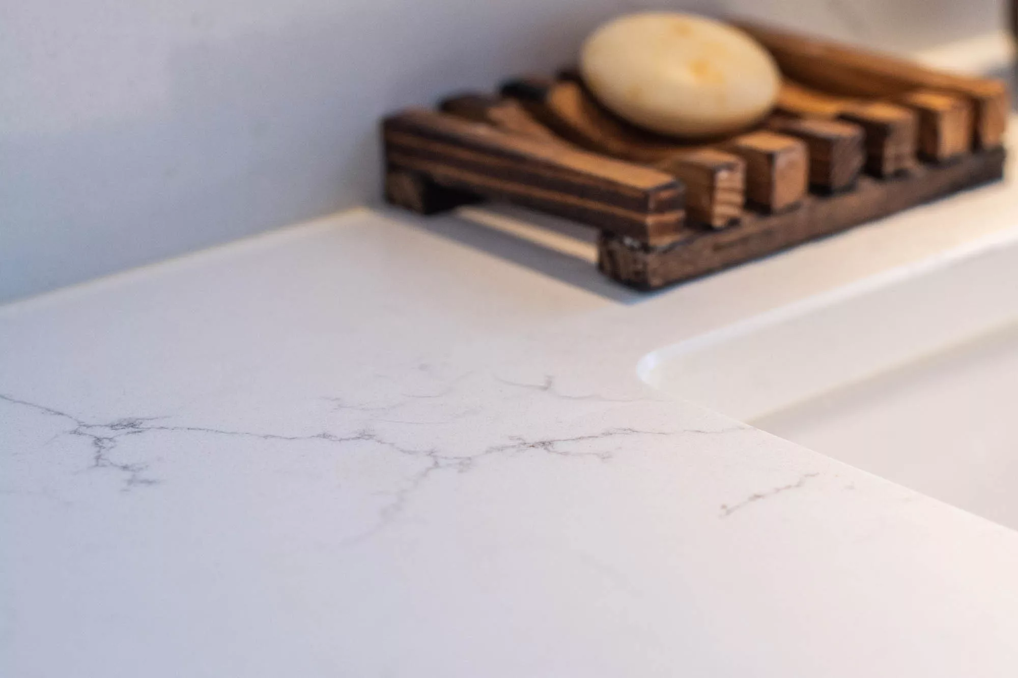 luxury white worktops