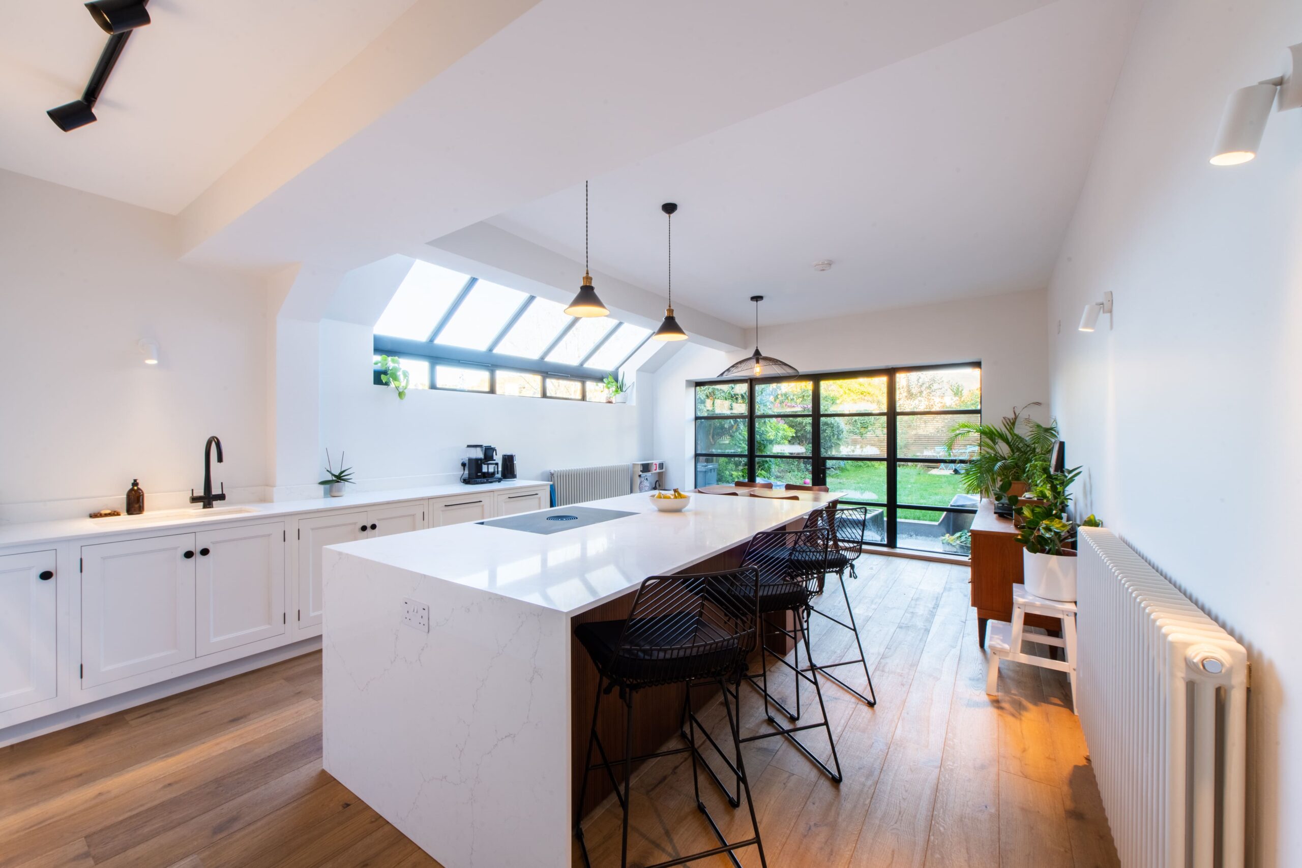 White & Walnut Kitchen | Ornate Kitchens